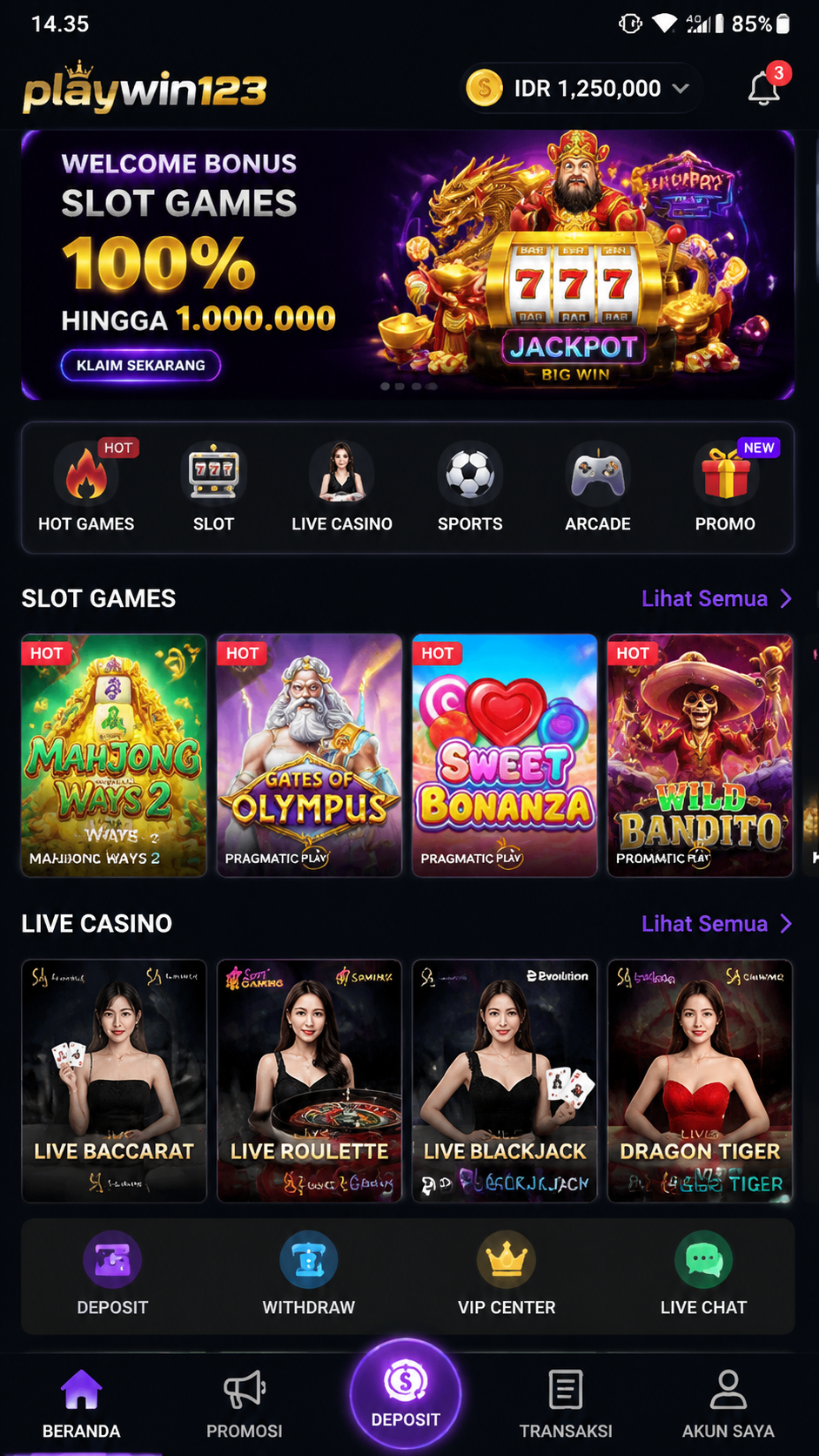 Screenshot 2 playwin123